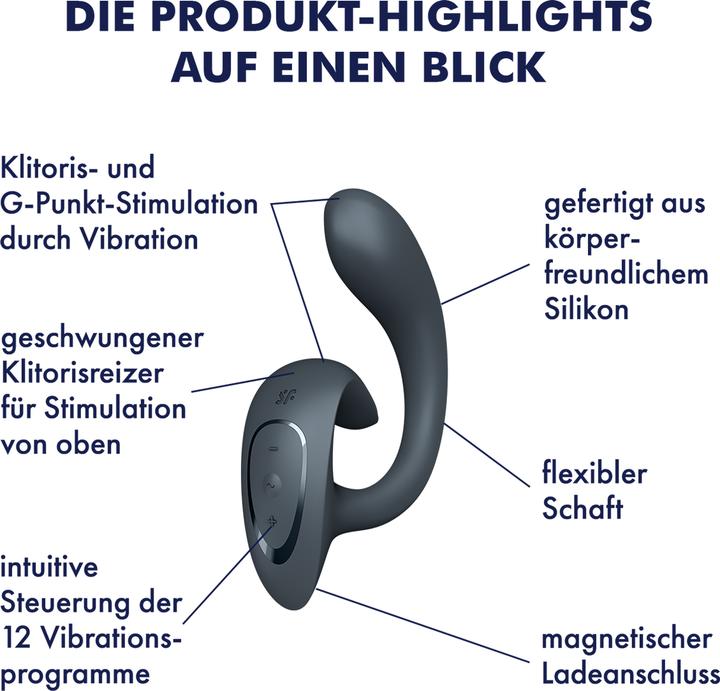 Produktbild Satisfyer G Für Göttin 1 Rabbit Vibrator Weiss