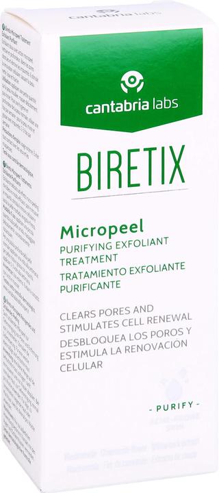 Actual product image Biretix Micro peeling for deep cleansing of pores and removal of impurities, 50 ml gel (Cleansing scrub, 50 ml)