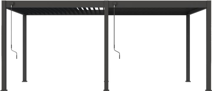 Produktbild Weide Pergola Deluxe Plus 3.6x5.3m anthrazit (360 cm, 530 cm)