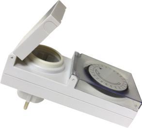 Productafbeelding LogiLink Mechanische timer, IP44, buiten