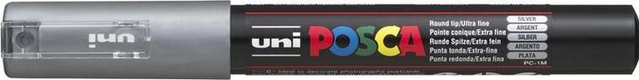 Actual product image Posca Marker PC-1M round tip (Silver, 0.70 mm, 1 x)