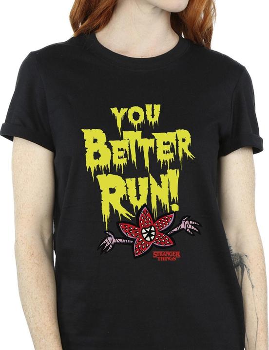Image du produit Netflix - T-shirt STRANGER THINGS YOU BETTER RUN - Femme (S)