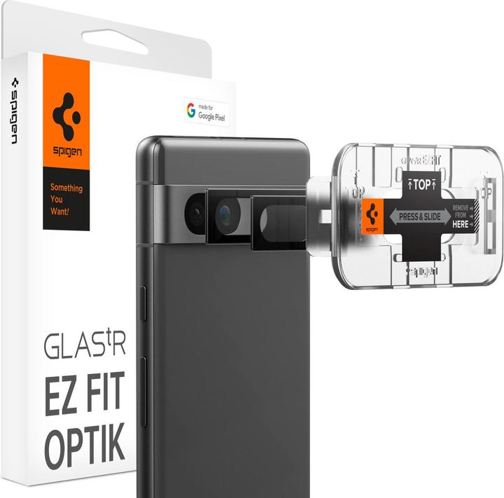 Actual product image Spigen Optics cover (1 Piece, Google Pixel 7a)