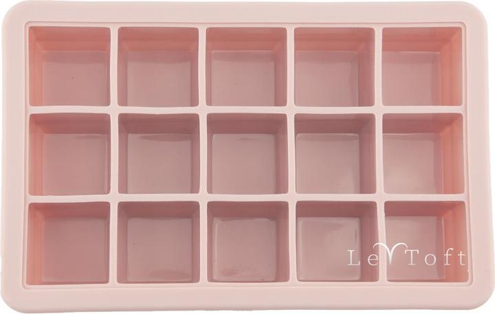 Le Toft - Baby Food Freezer Cubes - Smokey Rose - 15 compartments, each up to 20 ml