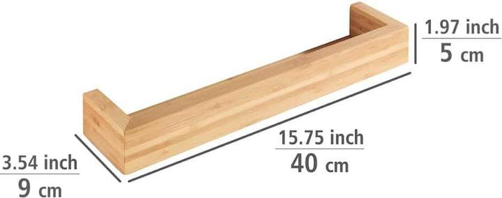 Productafbeelding Wenko Wandplank Bambusa 40 cm