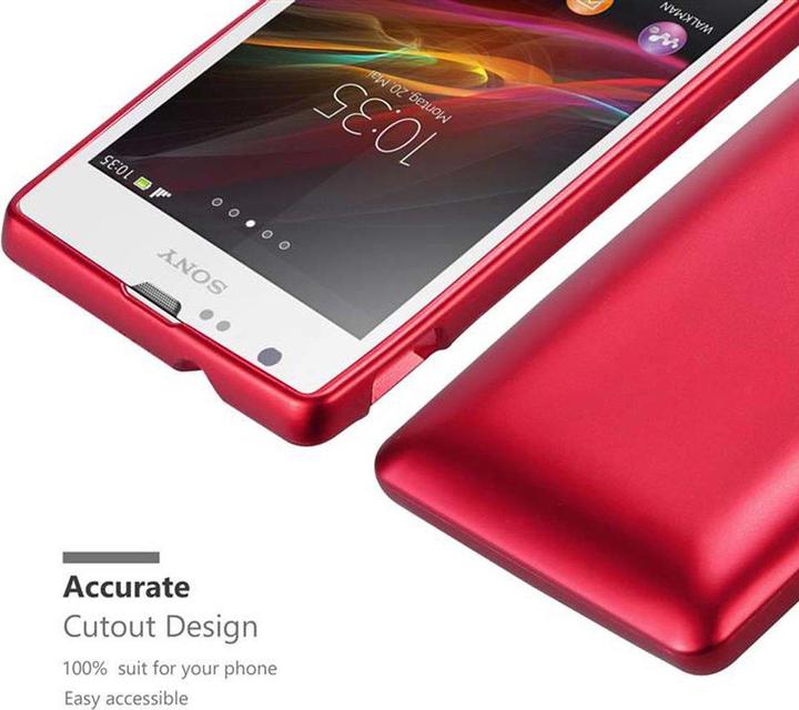 Actual product image Cadorabo TPU Matt Metallic Cover (Sony Xperia SP)