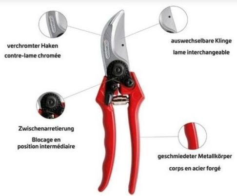 Image du produit Berger Ciseaux à main 215 mm Classic, Bypass