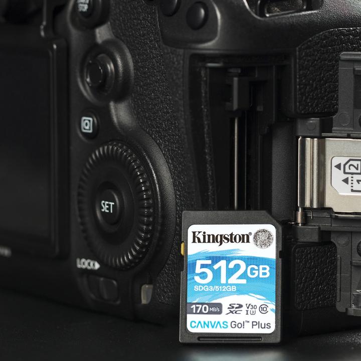 Productafbeelding Kingston Canvas Go! Plus (512 GB, SDXC, U3, UHS-I)