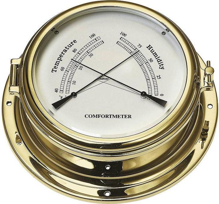 Produktbild Compass Messing Thermo & Hygrometer