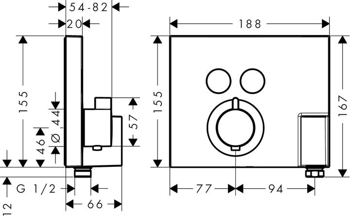 Produktbild hansgrohe ShowerSelect Chrom