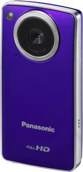 Panasonic HM-TA1, Full-HD Pocket Camcorder, Purple (1 x)