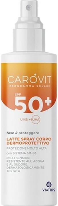 Immagine prodotto Carovit Sun Program SPF50+ Sun Protection Against UVA and UVB+ Rays with Contrasting Action Leather (Crema solare, SPF 50+, 200 ml)