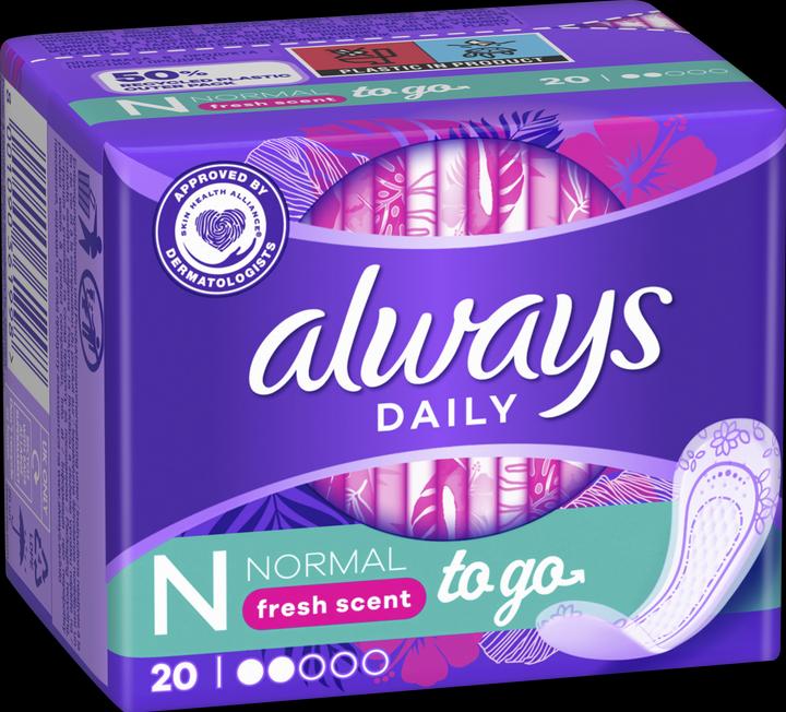 Produktbild Always Normal To Go (20 x, Slipeinlagen)