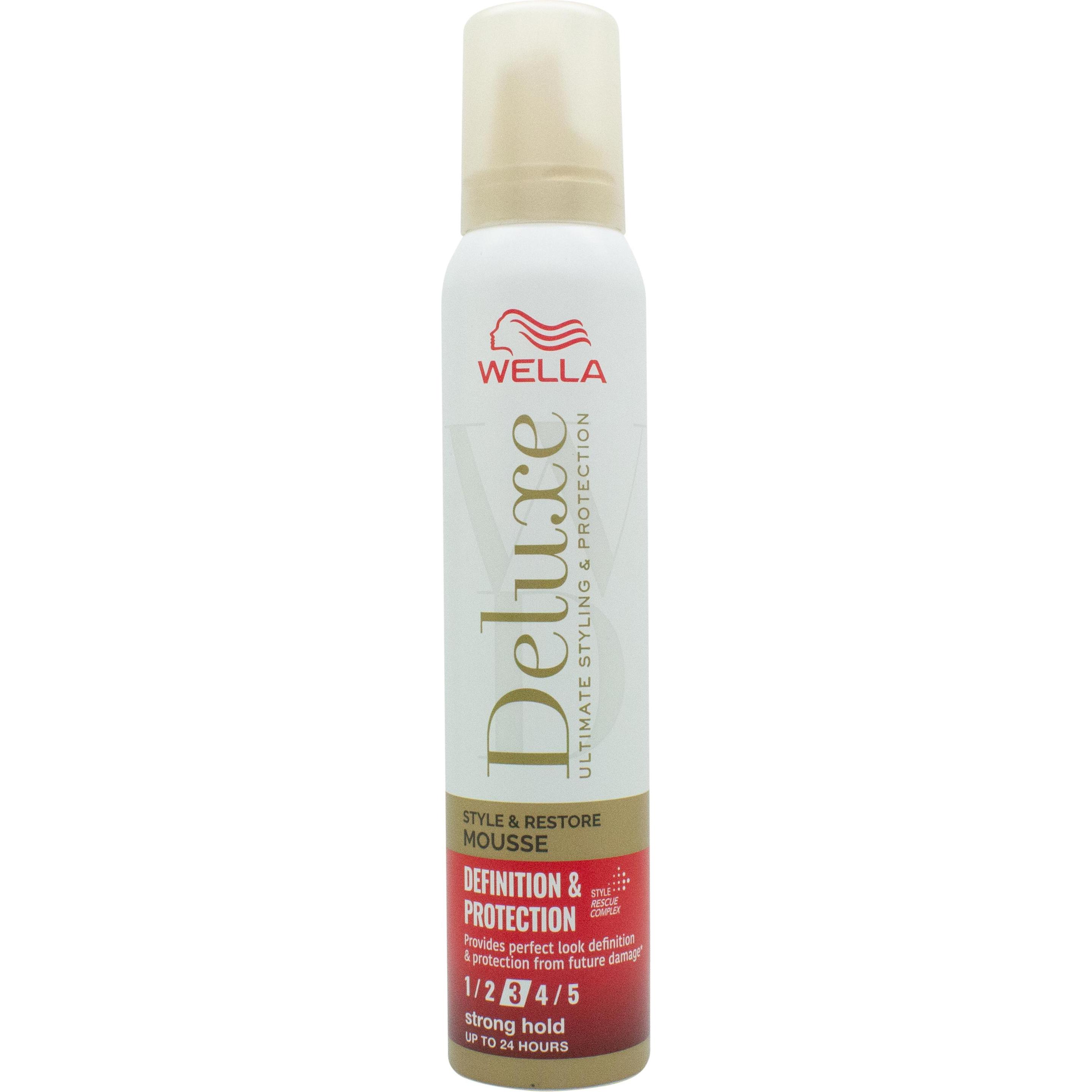 Wella, Mousse per capelli, Definizione e protezione DELUXE, pianka do włosów, 200 ml (200 ml, Agente schiumogeno)