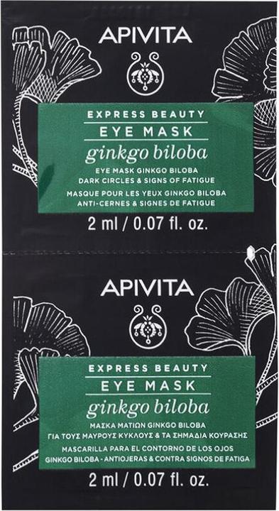 Image du produit Apivita Gingko Biloba Masque pour les yeux 2x2ml (2 ml)