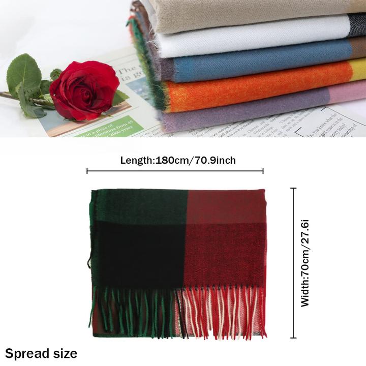 Produktbild Only-Bags.Store Schals Schals Plaid Poncho Soft High Quality Winter gestrickt Schal mit Quasten