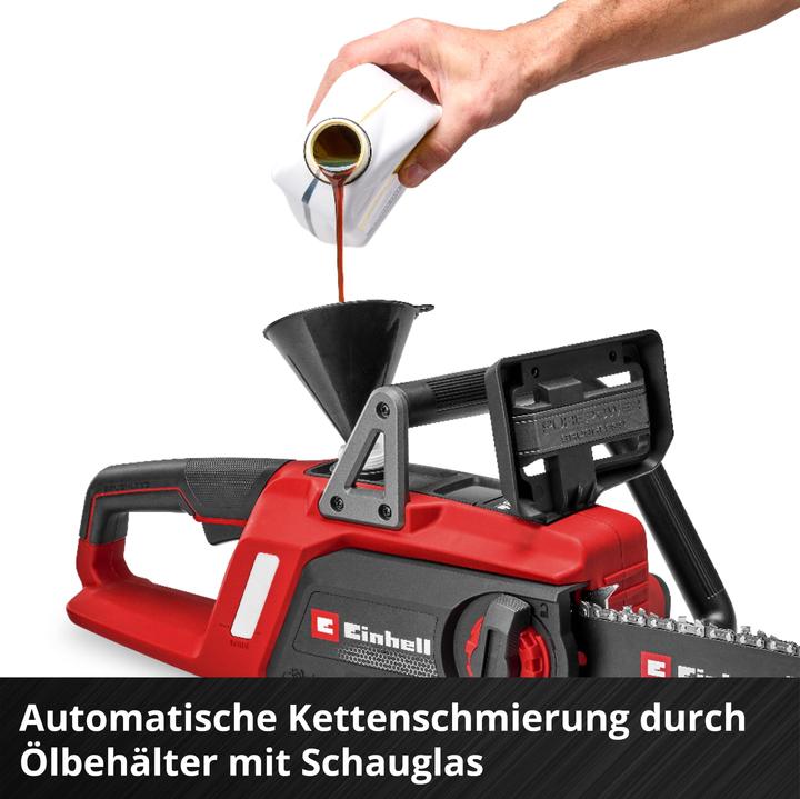 Actual product image Einhell Motosega Senza Filo (Battery chain saw)