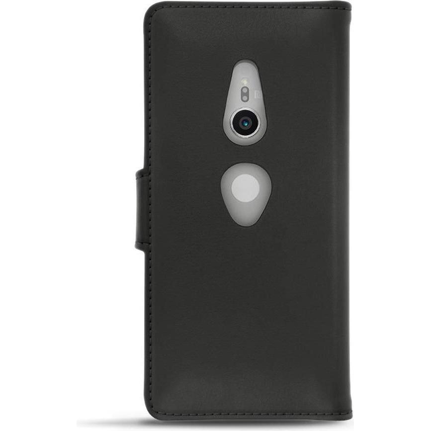 Thumbnail - Noreve Lederschutzhülle Wallet (Sony Xperia XZ2), Smartphone Hülle, Schwarz