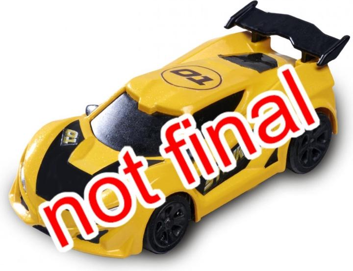 Actual product image Carson 1:60 Nano Racer Striker 2.4GHz yellow (RTR Ready-to-Run)