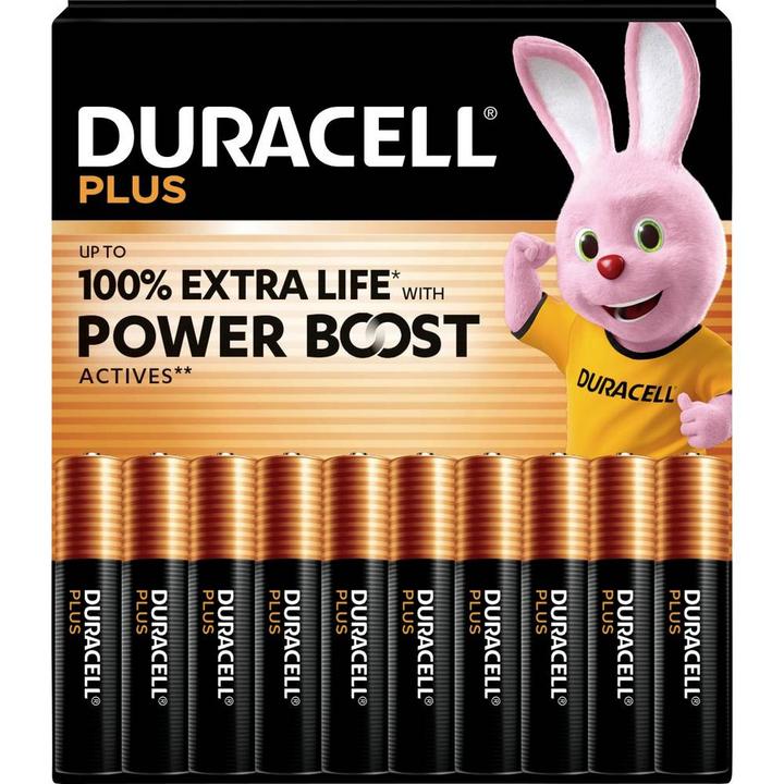 Actual product image Duracell Plus Power Boost Micro (AAA)-Batterie Alkali-Mangan 1.5 V 40 St. (40 pcs., AAA)