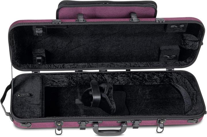 Produktbild Gewa Violin case BIO A 44 with music pocket side handle adjustable neck support color violet (Geige)