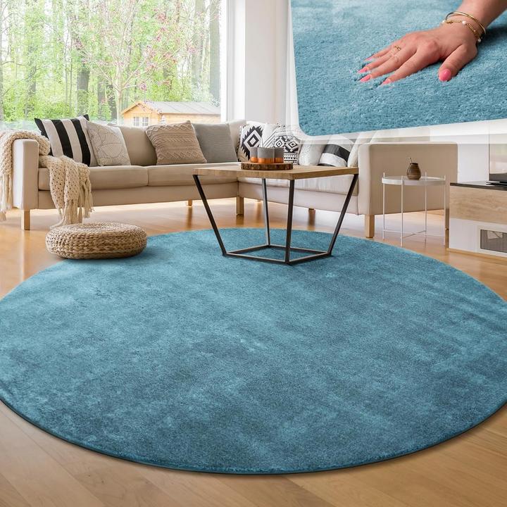 Produktbild Paco Home Teppich Weich Super Soft Wohnzimmer Anthrazit - 100x200 (100x200 cm)