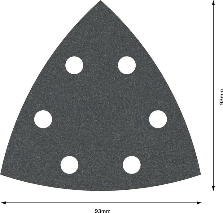 Produktbild Bosch Professional Zubehör PRO F355 Schleifblatt, 93 mm, G180 (180)
