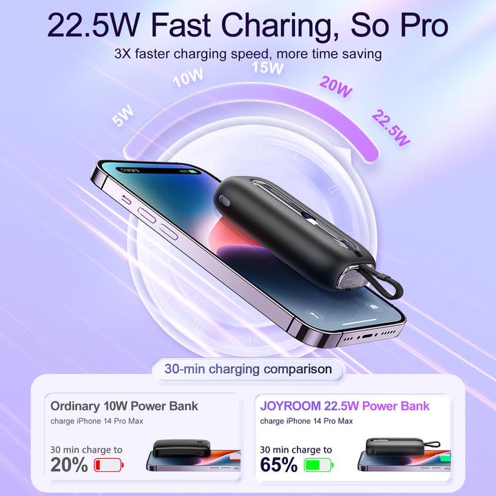 Produktbild Joyroom Colorful Series (10000 mAh, 22.50 W, 37 Wh)