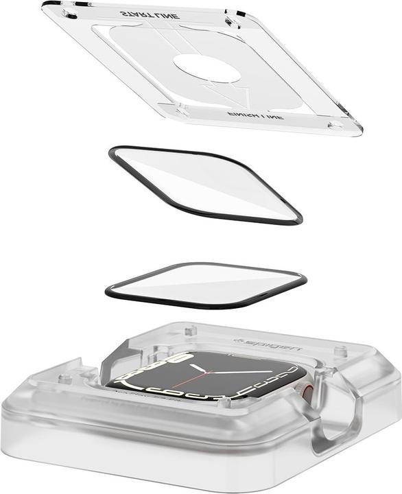 Productafbeelding Spigen ProFlex EZ FIT Apple Watch 7 45mm 2szt./2st AFL04051 Szkło Hybrydowe