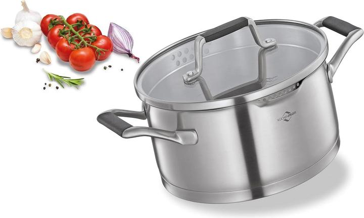 Produktbild Küchenprofi Topf-Set Bologna 4tlg. (Pfannenset + Topfset, Edelstahl)