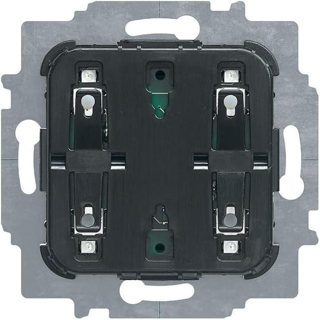 Busch-Jaeger 2052 U, Pulsante + Interruttore, Nero