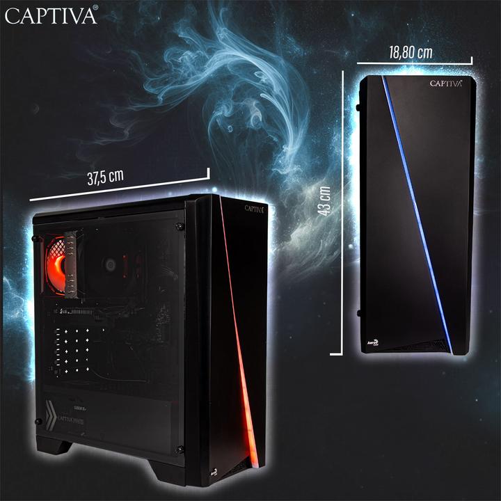 Actual product image Captiva I68-033 (Intel Core i5-10400F, 16 GB, 1000 GB, GeForce RTX 3060)