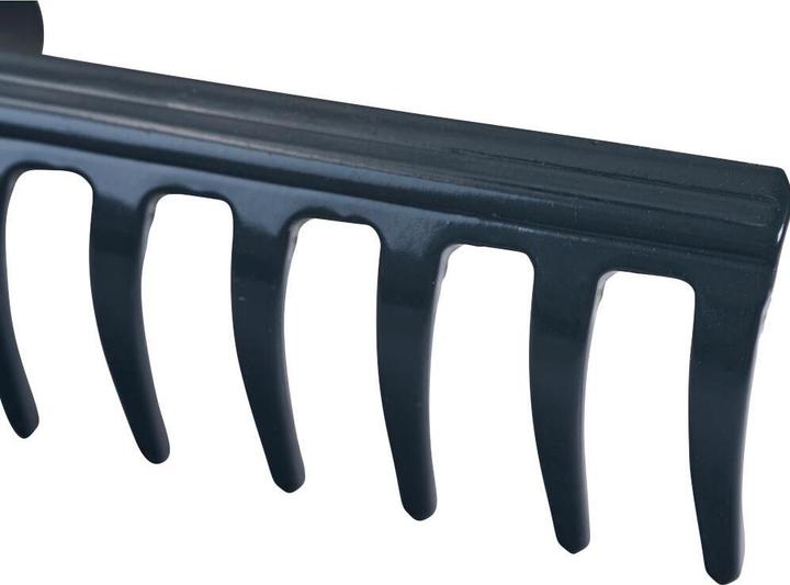 Actual product image Siena Garden Garden rake 10 tines 25 cm without handle, anthracite