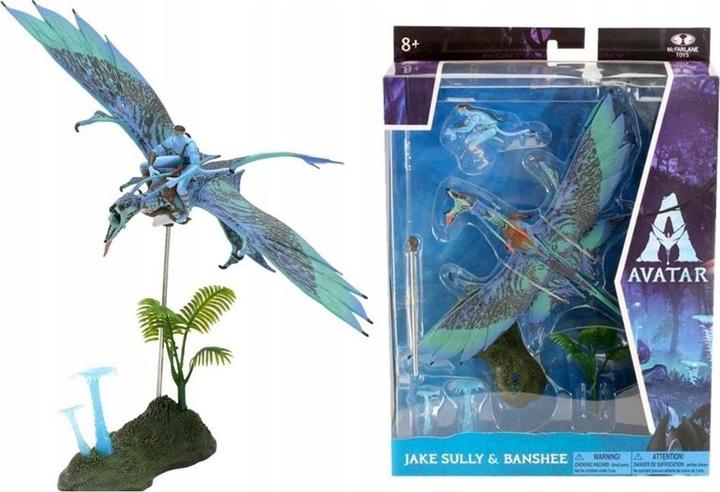 Image du produit McFarlane Avatar figurines Deluxe Large Jake Sully & Banshee