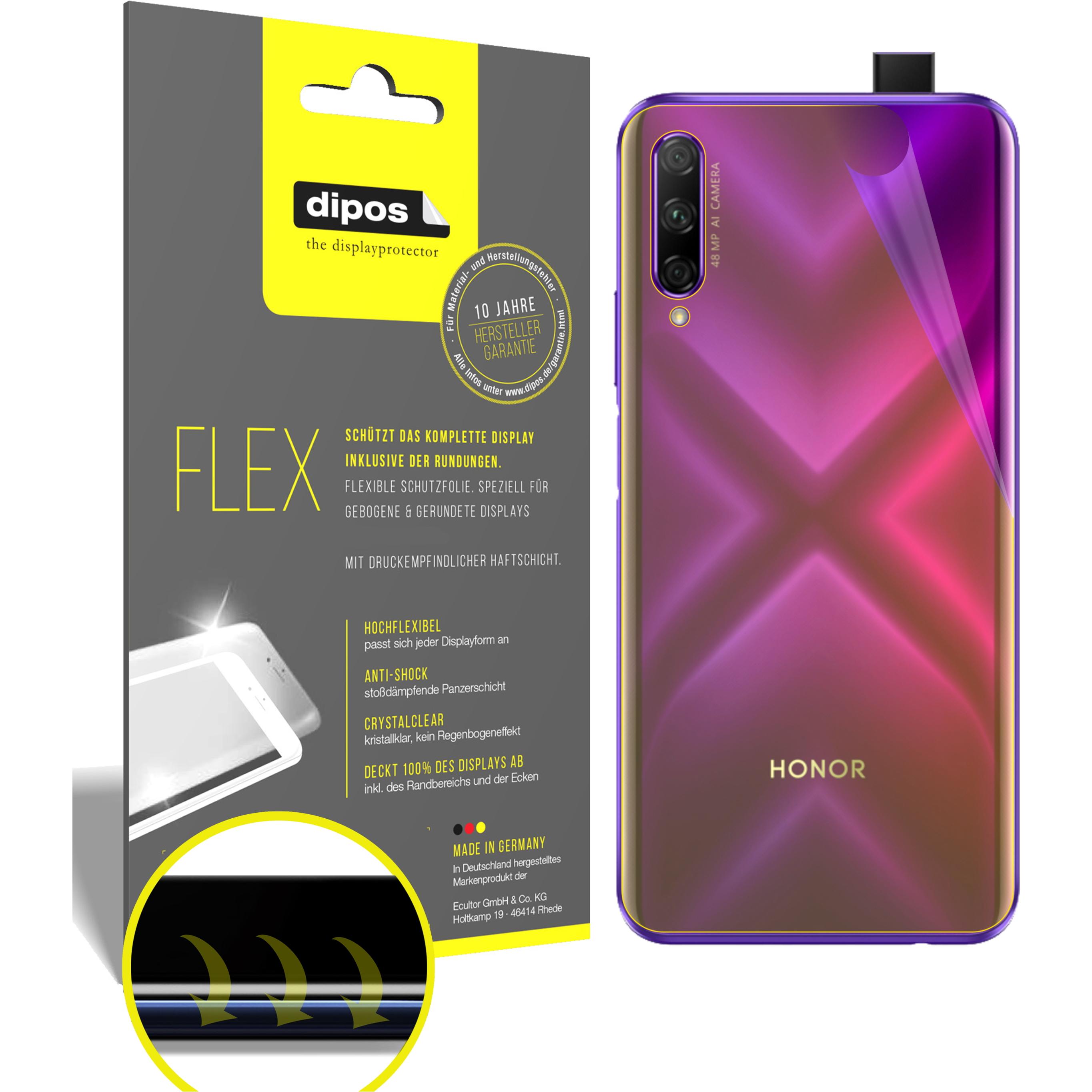 Dipos Displayschutzfolie Full-Cover 3D (3 Stück, Huawei Y9s), Smartphone Schutzfolie, Transparent