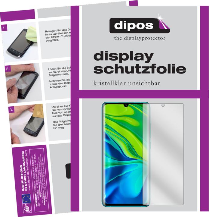 Actual product image Dipos Screen Protector Crystalclear (6 pcs., Mi Note 10 Pro)