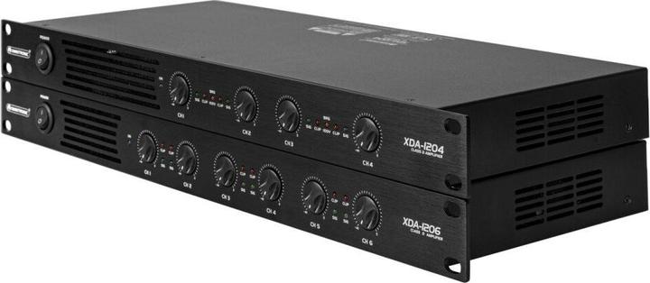 Actual product image Omnitronic XDA-1204 4-Channel Class D Amplifier (Power amplifier)