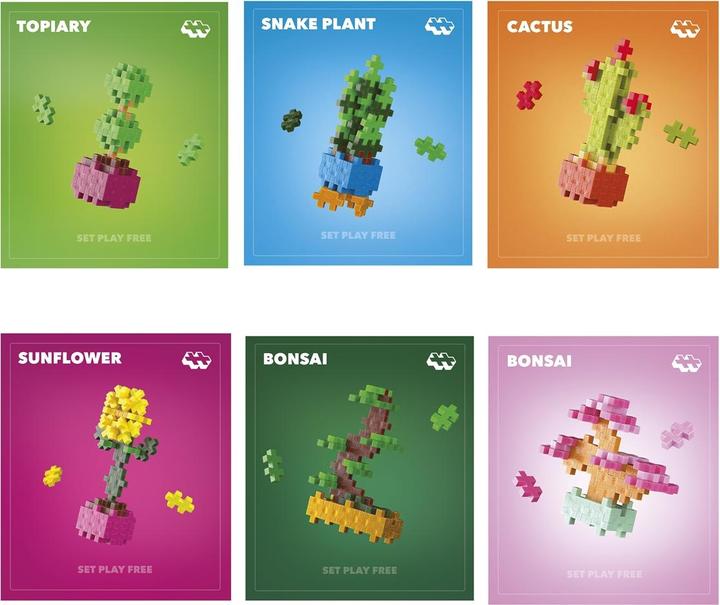 Actual product image Plus-Plus Creative building blocks plants/flowers (1 piece - assorted)