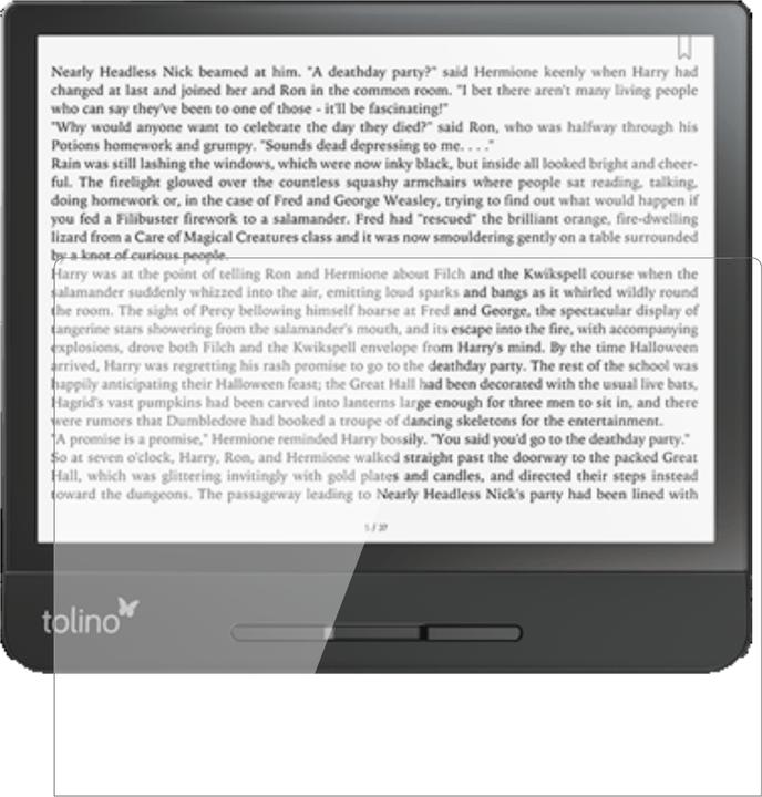 Actual product image Dipos Screen Protector Anti-Shock (1 Piece, Tolino Vision 5)