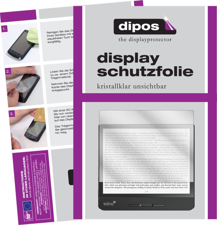 Produktbild Dipos Displayschutzfolie Crystalclear (2 Stück, epos 2)