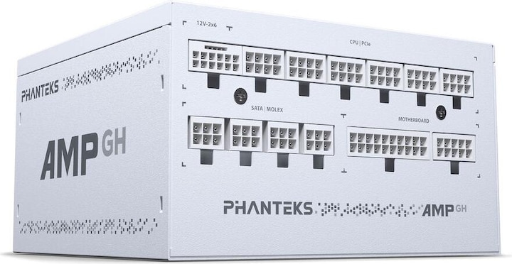 Produktbild Phanteks AMP GH 1200W 80 PLUS Platinum Netzteil, PCIe 5.1, ATX 3.1 - 1.200 Watt, weiss (1.20 W)