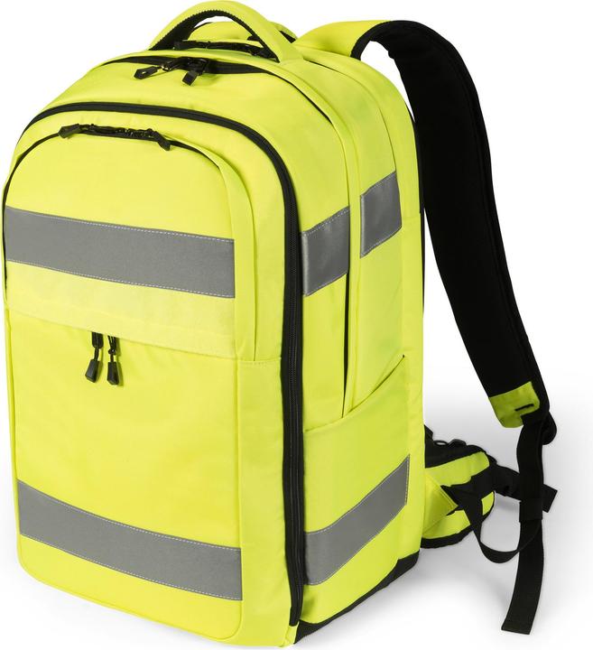 Actual product image Dicota Backpack Hi-Vis 32 - 38 litres - yellow (38 l)