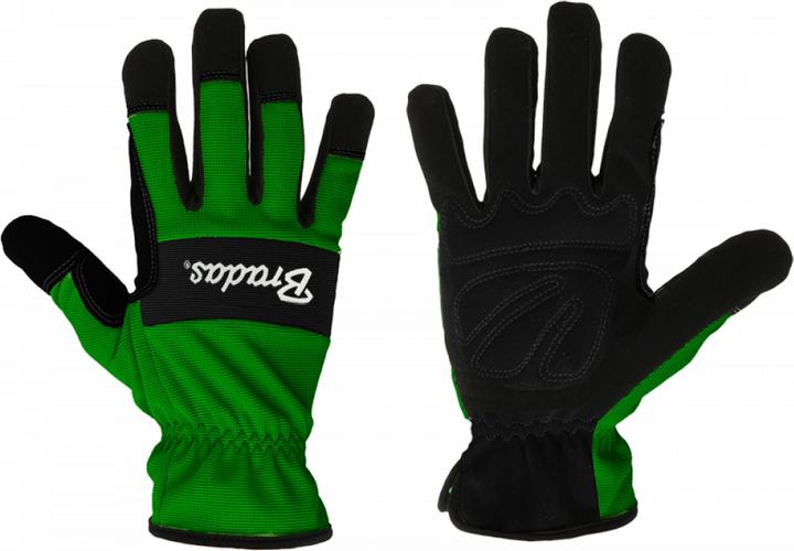 Bradas Work glove verde, black/green, M