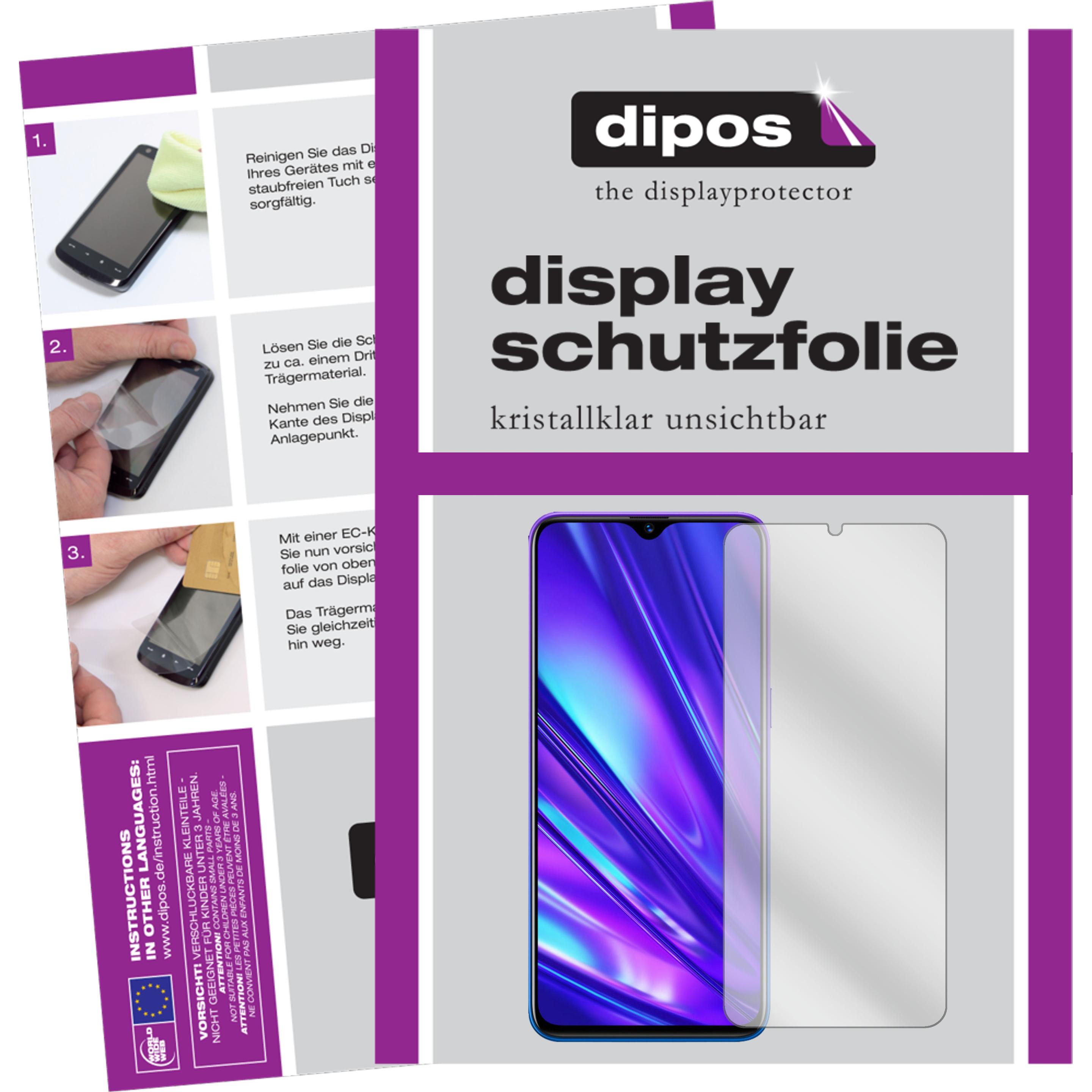Dipos Displayschutzfolie Crystalclear (1 Stück, Oppo Realme 5 Pro), Smartphone Schutzfolie, Transparent