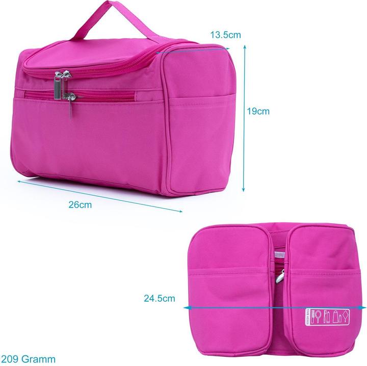 Actual product image Intirilife Cosmetic Bag in PINK