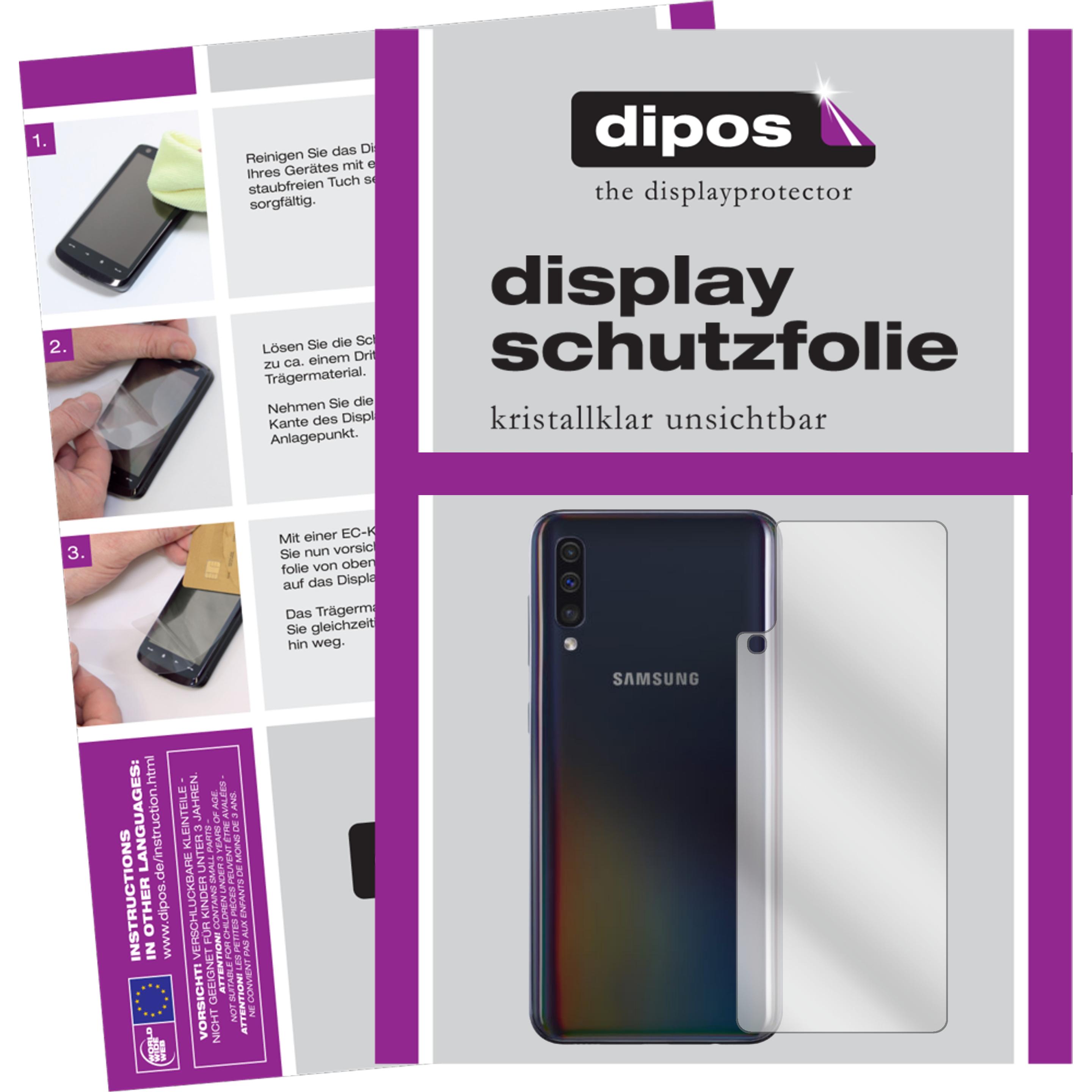 Dipos Displayschutzfolie Crystalclear (2 Stück, Samsung Galaxy A40), Smartphone Schutzfolie, Transparent