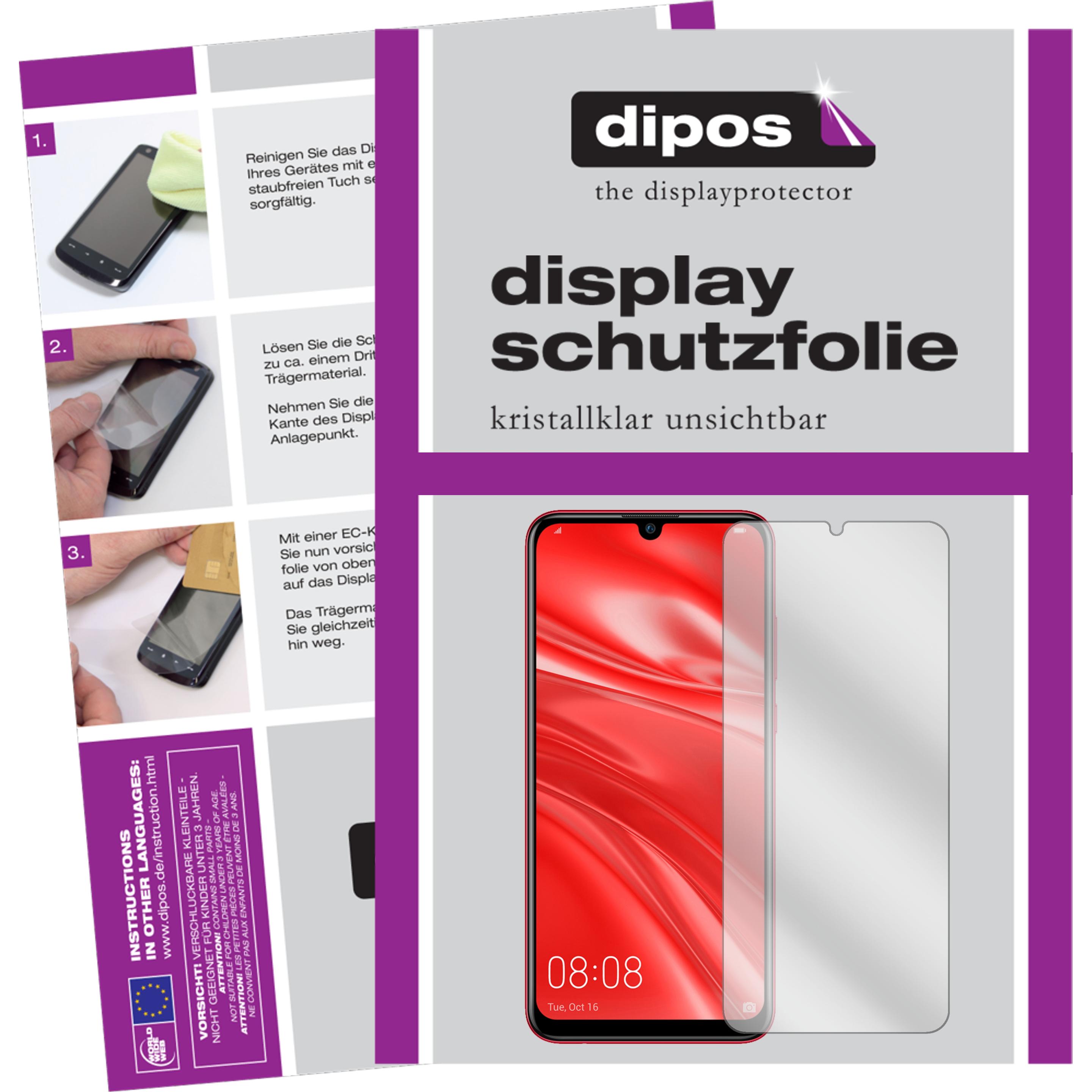 Dipos Displayschutzfolie Crystalclear (4 Stück, Huawei Nova Lite 3), Smartphone Schutzfolie, Transparent