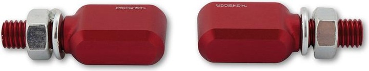 Produktbild Highsider LED Blinker LITTLE BRONX rot getöntes Glas
