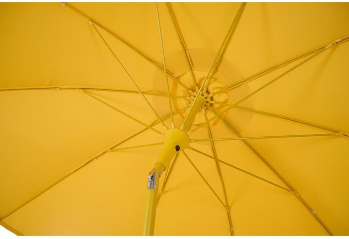 Actual product image Siena Garden Paolo centre pole parasol mustard Ø 270 cm (2.65 m)