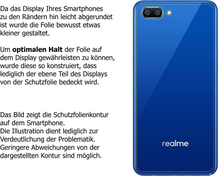 Actual product image Dipos Screen Protector Anti-Shock (1 Piece, Oppo Realme C1)
